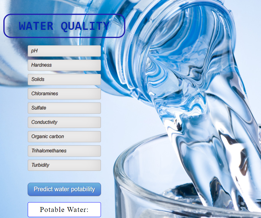 Water web app